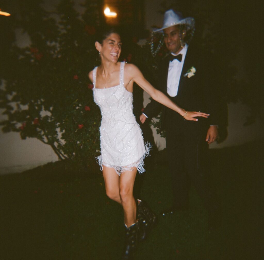 An image of a couple at a wedding by Shannon Grant