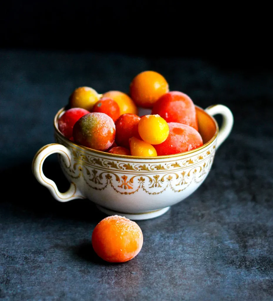 styling frozen ingredients.