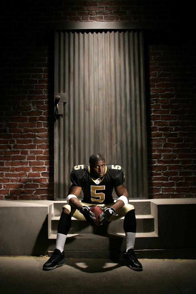 An image of Reggie Bush by Chris Covatta.