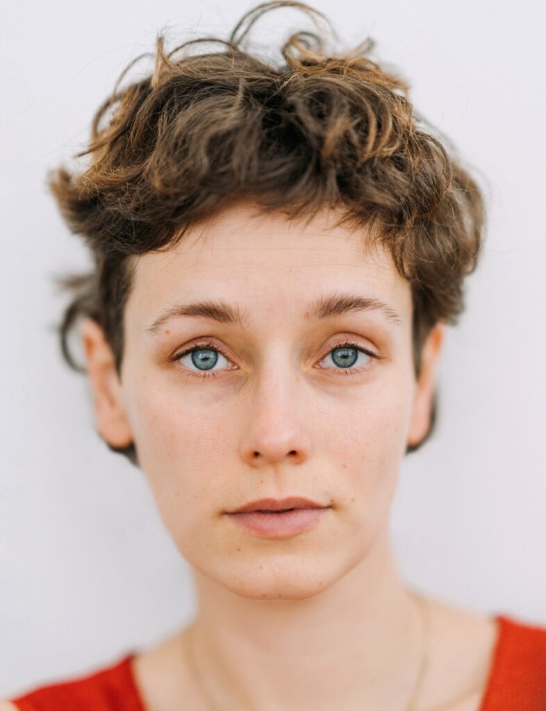 A headshot of photographer, Laura Zalenga.