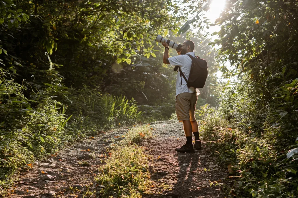 A portrait of Gabriel Ramirez Junco in nature.