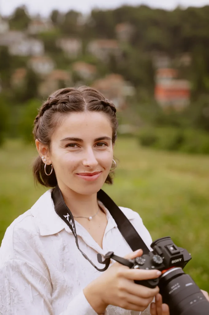 A photograph of photographer, Lucrezia Bastoni.