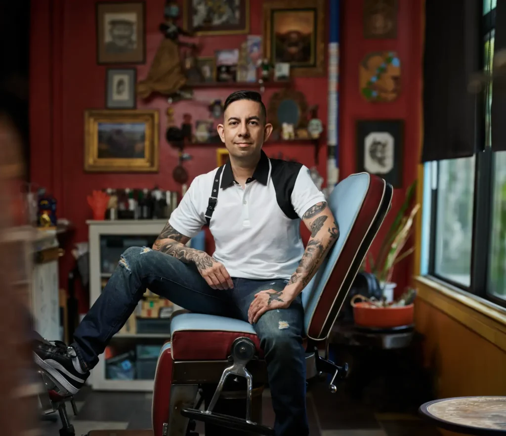 A portrait image photographed by Jay Watson.