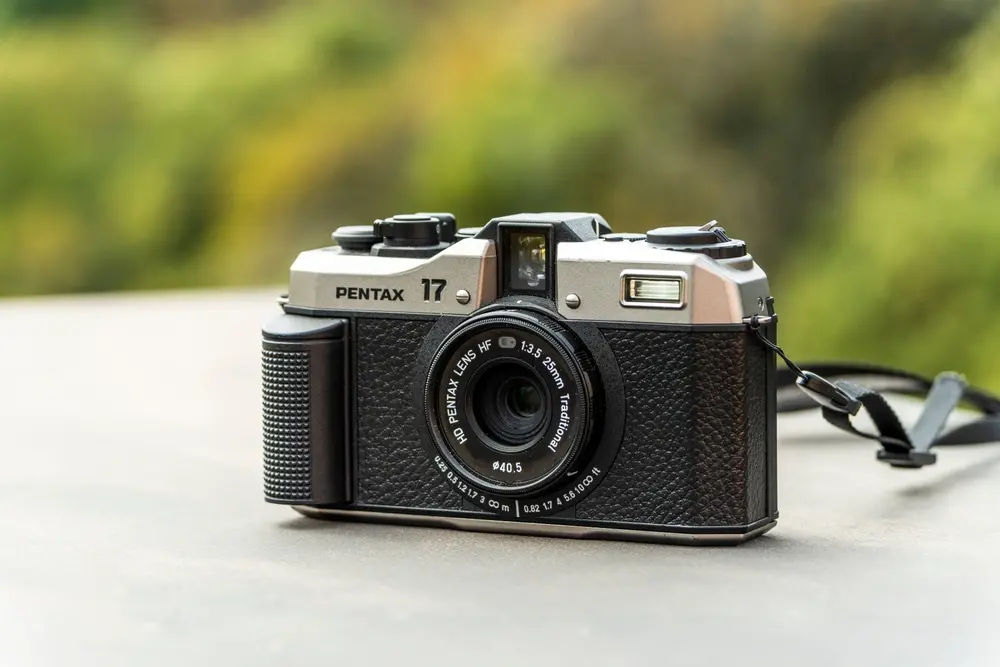 Pentax 17 film camera.