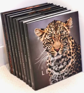 A photography of the Remembering Wildlife book series by Margot Raggett