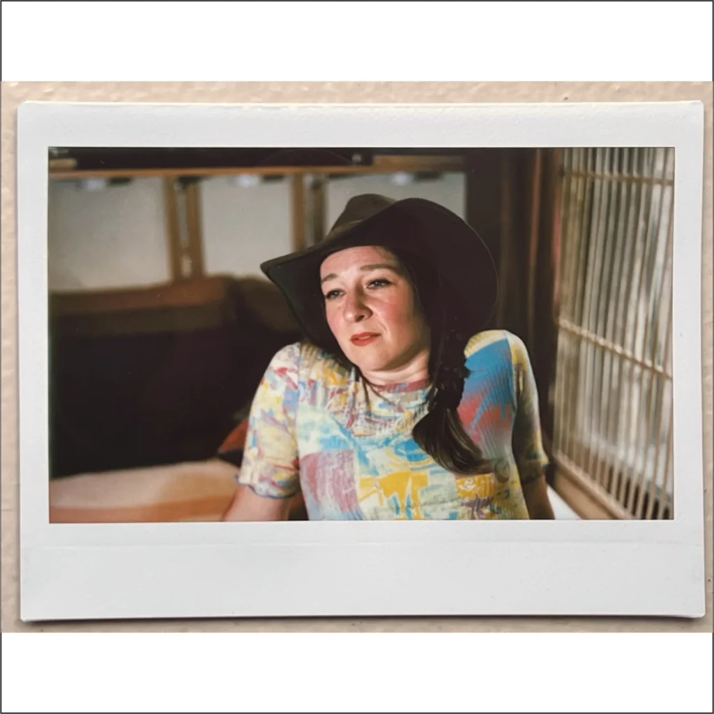 A polaroid scan of a woman by Alin Tolea.