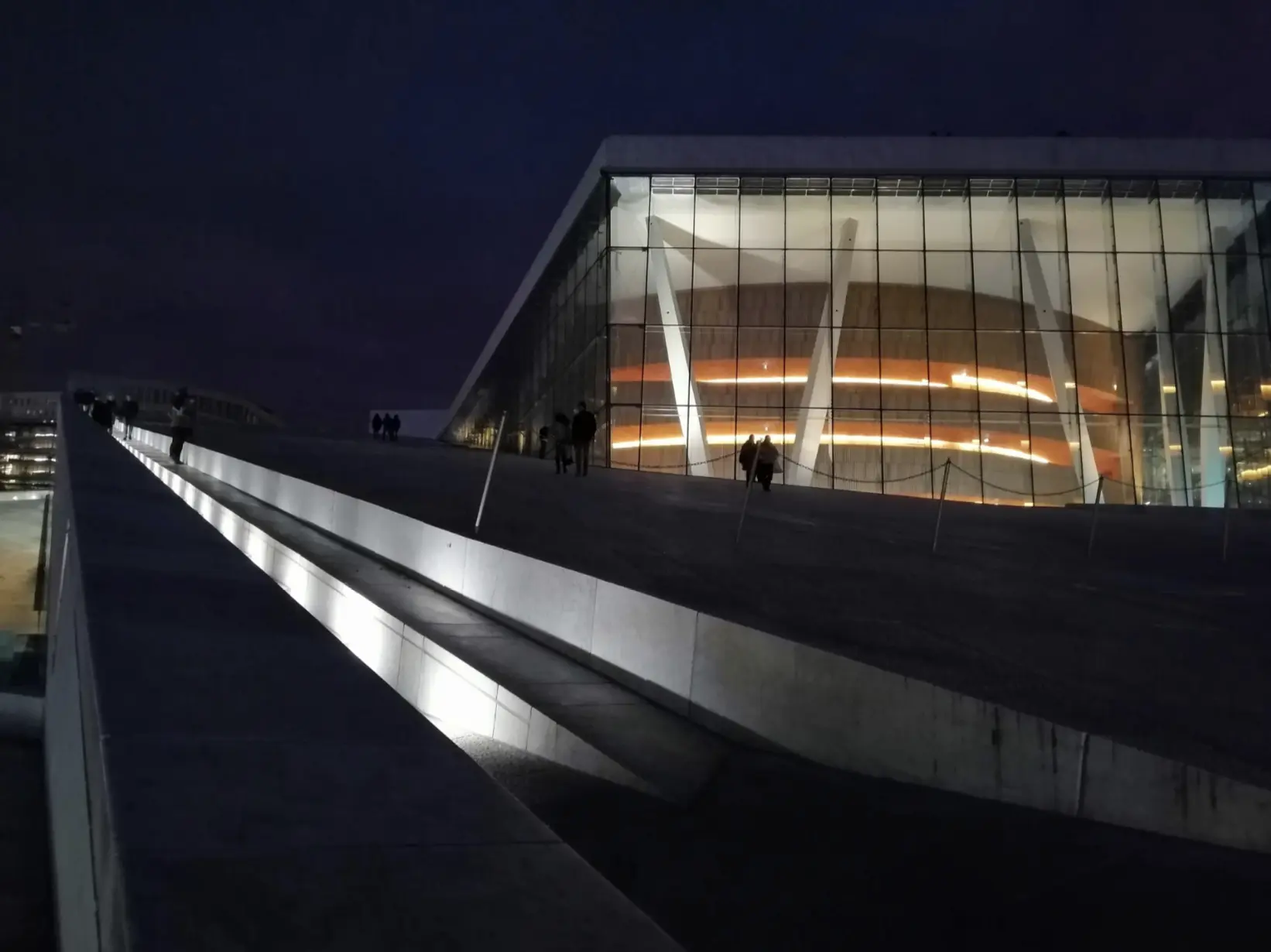 Oslo Opera House building structure.
