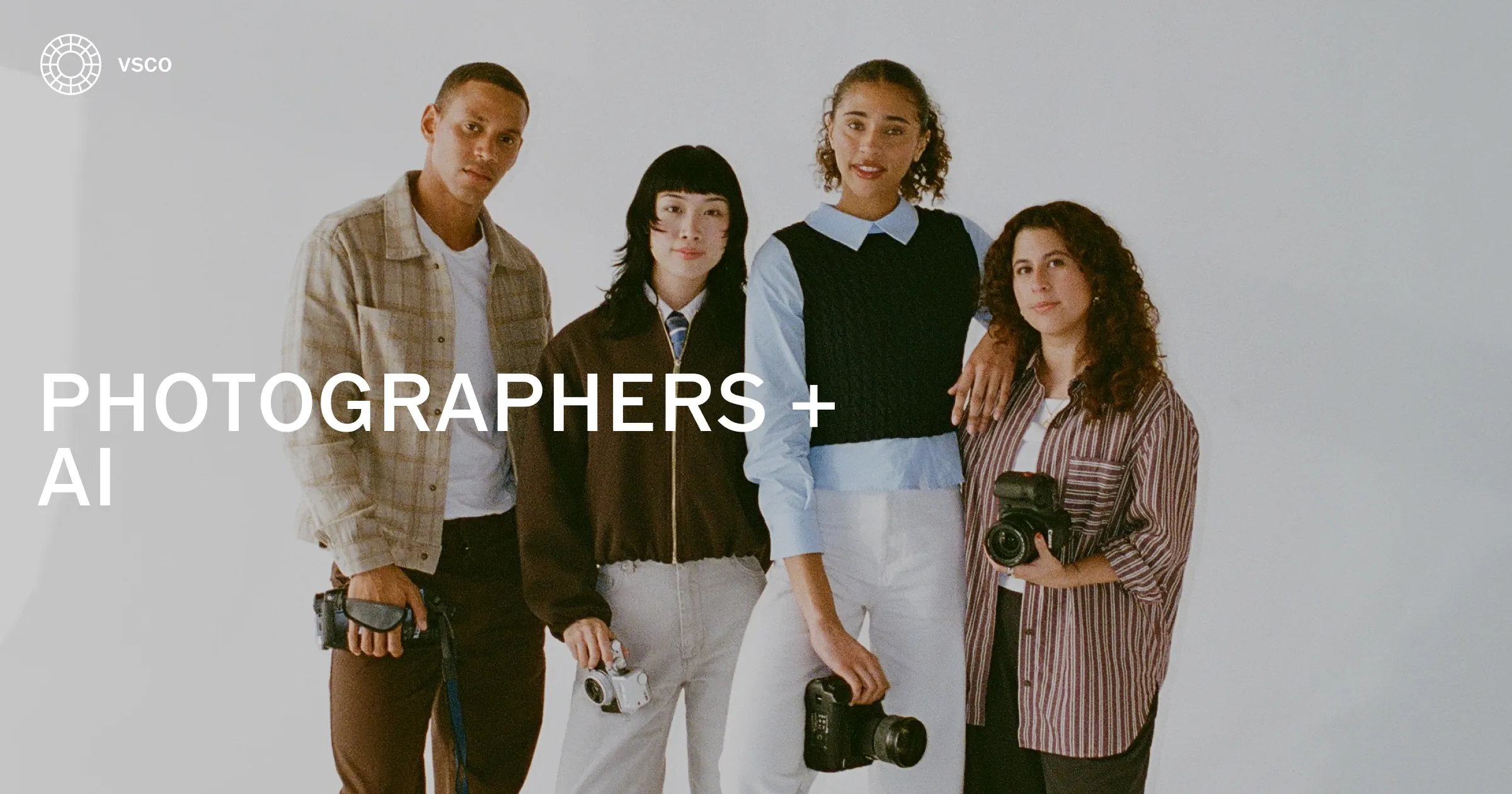 A campaign imag for VSCO and their AI report.