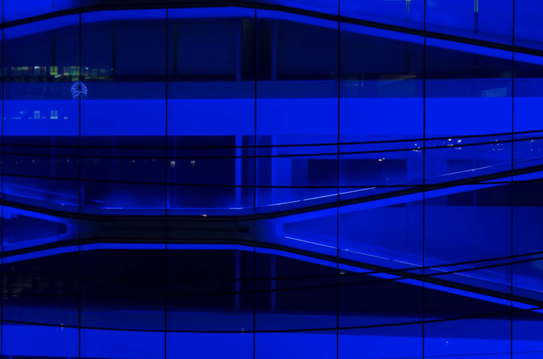 Abu Dhabi, glass facade.