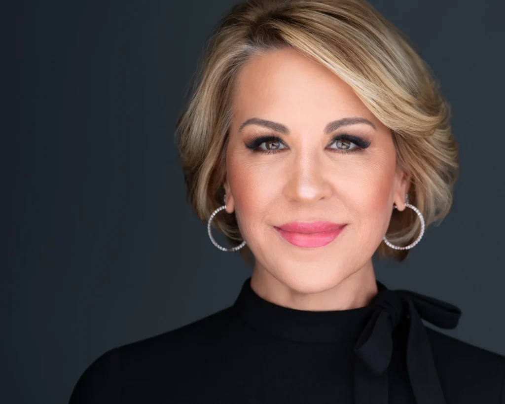 A headshot of a woman photographed by Daniel Wakefield