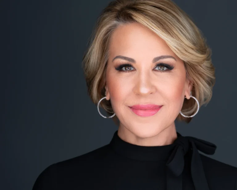 A headshot of a woman photographed by Daniel Wakefield