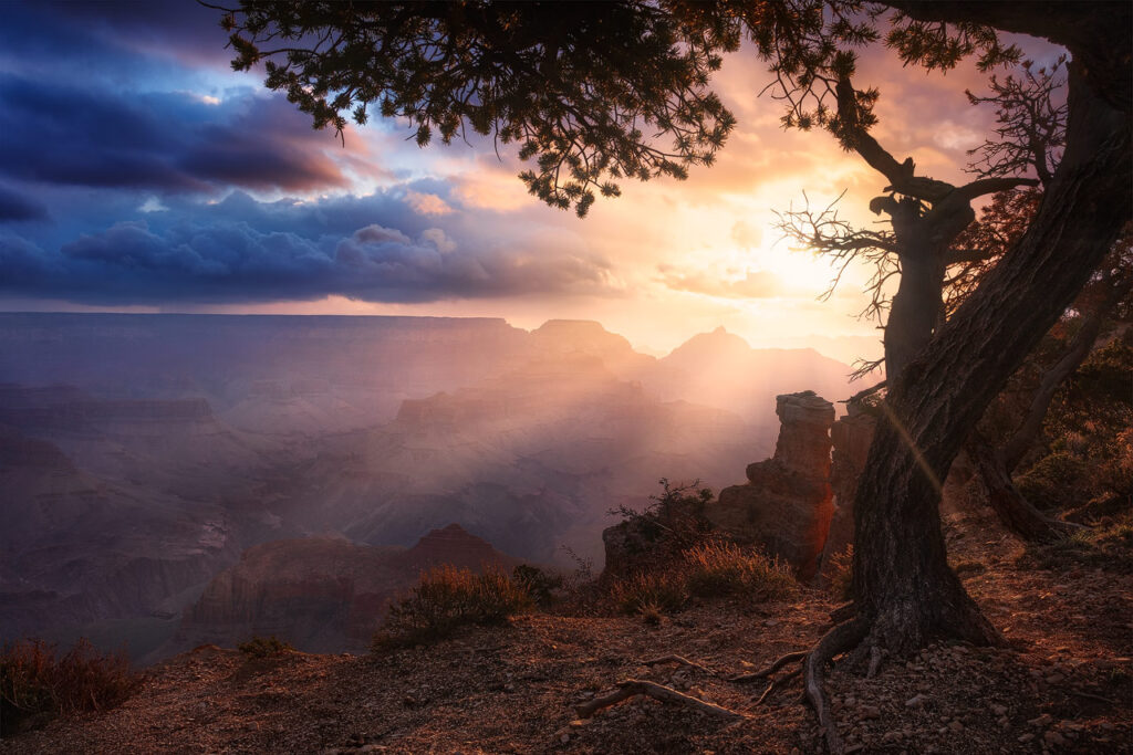 A image of a beautiful sunrise by Michael Breitung.